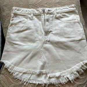 Free People Jean skirt